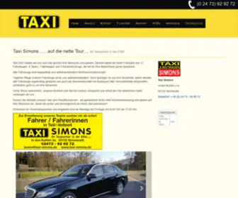 Taxi-Simons.de(Taxi Simons führt durch) Screenshot