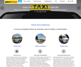 Taxi-Siofok.com(Taxi Siófok) Screenshot