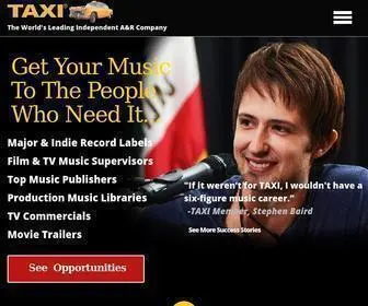 Taxi.com(Get your music to the right people with TAXI) Screenshot