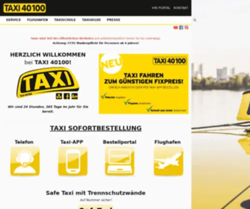 Taxi40100.at(TaxiTaxifunkzentrale) Screenshot