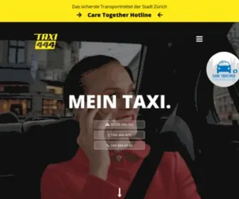 Taxi444.ch(Mein Taxi direkt online buchen oder anrufen) Screenshot