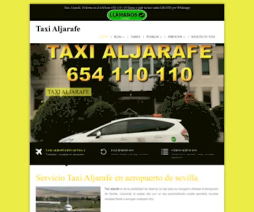 Taxialjarafe.es(Taxialjarafe) Screenshot