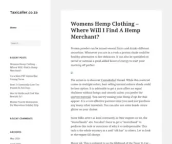 Taxicaller.co.za(Taxicaller) Screenshot
