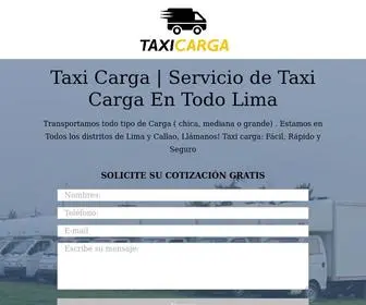 Taxicargaenlima.com.pe(Transportamos todo tipo de Carga) Screenshot