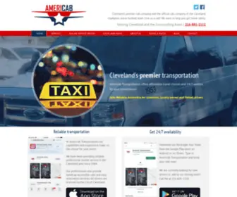 Taxiclevelandoh.com(Americab Transportation) Screenshot