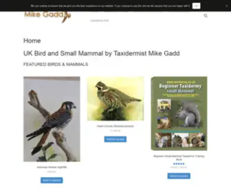 Taxidermy.co.uk(UK Taxidermist Mike Gadd Bird) Screenshot