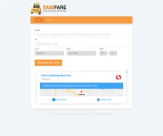 Taxifare.com.au(Taxi Fare Calculator Australia) Screenshot