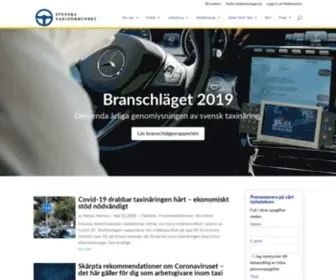 Taxiforbundet.se(Svenska Taxiförbundet) Screenshot