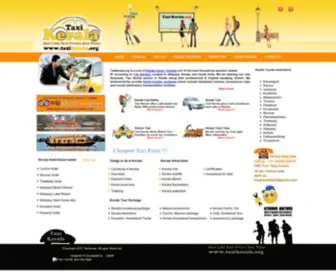 Taxikerala.org(Taxi Kerala) Screenshot