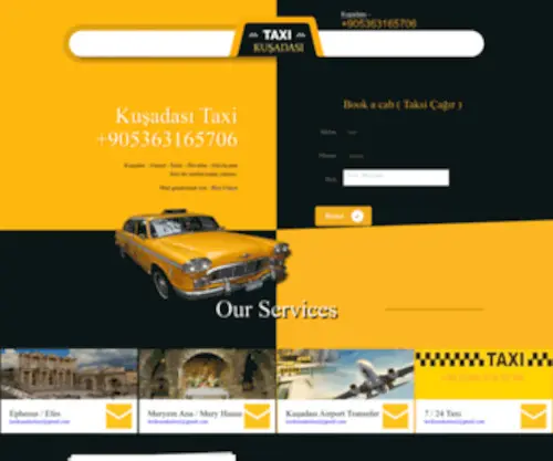 Taxikusadasitaxi.com(Taxikusadasitaxi) Screenshot