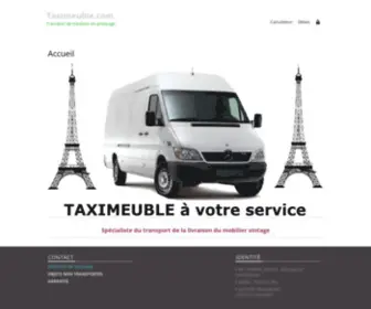 Taximeuble.com(Transport de meubles en groupage) Screenshot