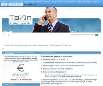 Taxin.si(Davčno poslovanje) Screenshot