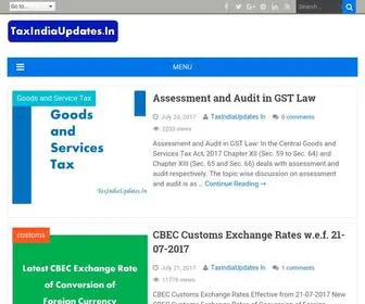 Taxindiaupdates.in(TaxIndiaUpdates In) Screenshot