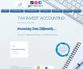 Taxinvestaccounting.com(Tax Agent Accountant) Screenshot