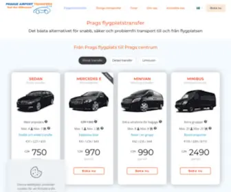 Taxiprag.se(Prague Airport Transfers) Screenshot