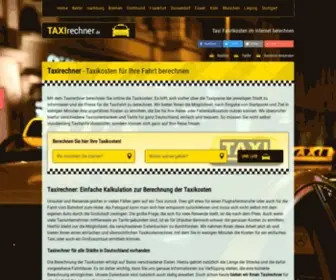 Taxirechner.de(Taxikosten & Preise für Deutschland berechnen) Screenshot