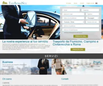 Taxiromancc.com(Taxi Roma NCC) Screenshot