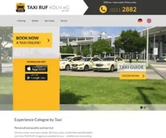 Taxiruf.de(Startseite) Screenshot