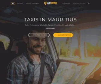 Taxiservicemauritius.com(Taxis in Mauritius) Screenshot
