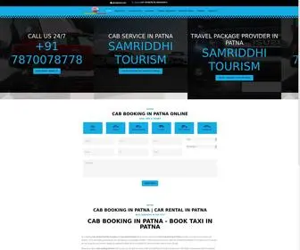 Taxiservicespatna.com(Samriddhi Tourism) Screenshot