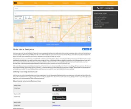 Taxismart.com(Order Taxi Online) Screenshot