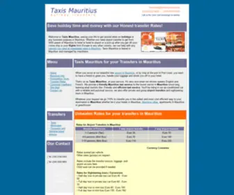 Taxismauritius.com(Taxi Mauritius) Screenshot