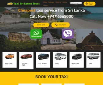 Taxisrilanka.com(Taxi sri lanka) Screenshot