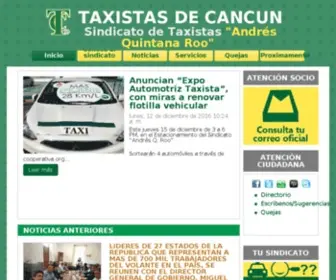 Taxistascancun.com(Cancún) Screenshot