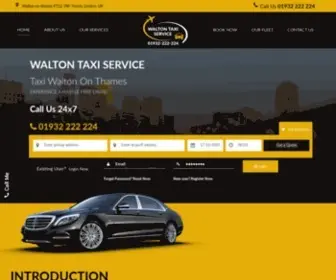 Taxiwaltononthames.co.uk(Walton Taxis) Screenshot