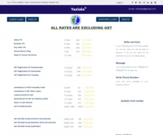 Taxlala.com(Taxlala) Screenshot