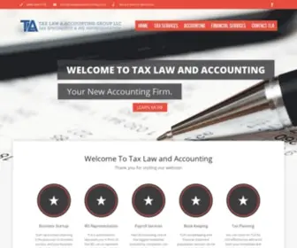 Taxlawandaccounting.com(Tax Preparation Greenville SC) Screenshot