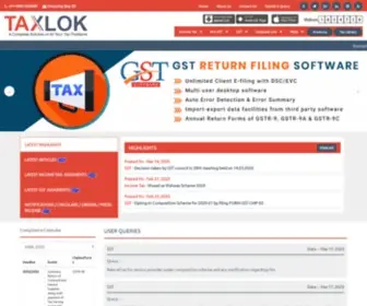 Taxlok.com(Complete Tax Solution for your Business) Screenshot