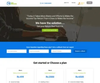 Taxmaazra.com(Tax Filing Services In India By Taxmaazra) Screenshot