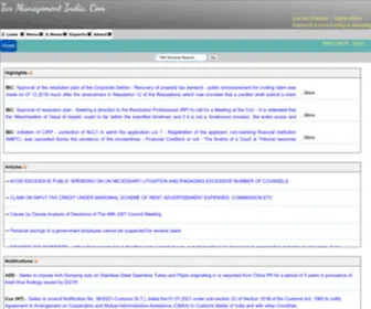 Taxmanagementindia.com(One stop solution for GST) Screenshot