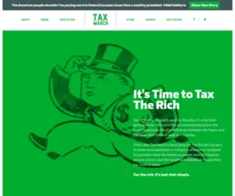 Taxmarch.org(Our economy) Screenshot