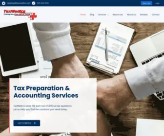 Taxmedics.net(Taking the Pain out of Taxes) Screenshot