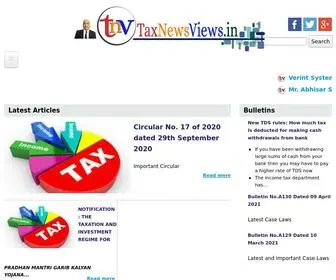 Taxnewsviews.in(Tax News Views) Screenshot