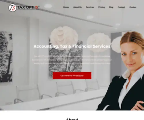 Taxoff5TH.com(Accounting, Tax and Financial Services Firm) Screenshot