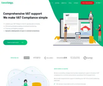 Taxology.co(Automatyzujemy VAT Compliance dla sprzedawców online) Screenshot