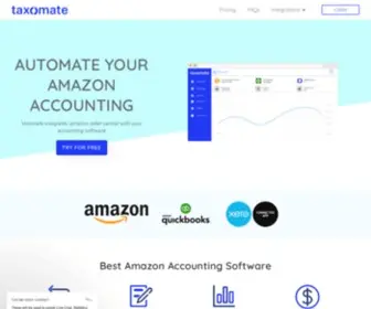 Taxomate.com(The Ultimate Ecommerce Accounting Automation Tool) Screenshot