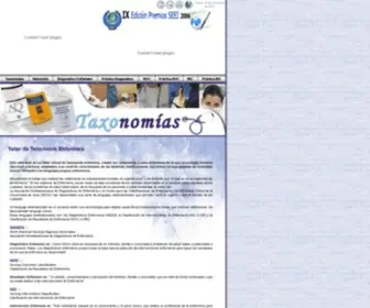 Taxonomiaenfermera.com(Taxonomía) Screenshot