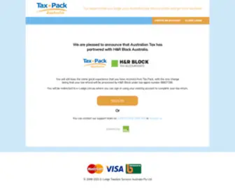 Taxpack.com.au(Lodge Australian Tax Returns Online) Screenshot