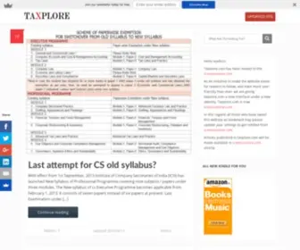 Taxplore.com(Tax solutions) Screenshot