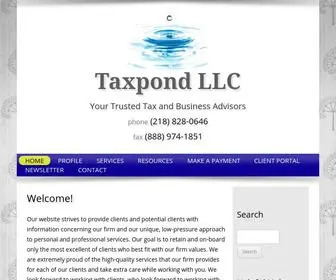 Taxpond.com(Taxpond LLC) Screenshot