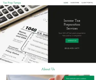 Taxpreptampa.com(Tax Prep Tampa) Screenshot