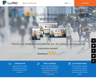 Taxprowebsites.com(Tax Preparer Website Design) Screenshot