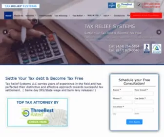 Taxreliefsystems.net(Tax Consultant) Screenshot