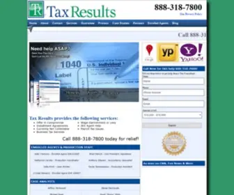 Taxresults.com(Tax Results) Screenshot