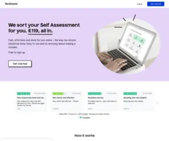 Taxscouts.com(We sort your Self Assessment tax returns for you) Screenshot