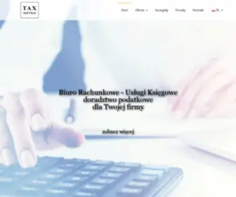 Taxservice.net.pl(Biuro rachunkowe Warszawa) Screenshot